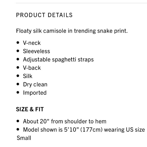 FRAME Silk Python Print Camisole - Picture 12 of 12